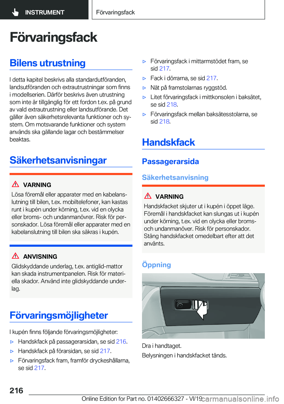 BMW 4 SERIES COUPE 2020  InstruktionsbÖcker (in Swedish) �F�