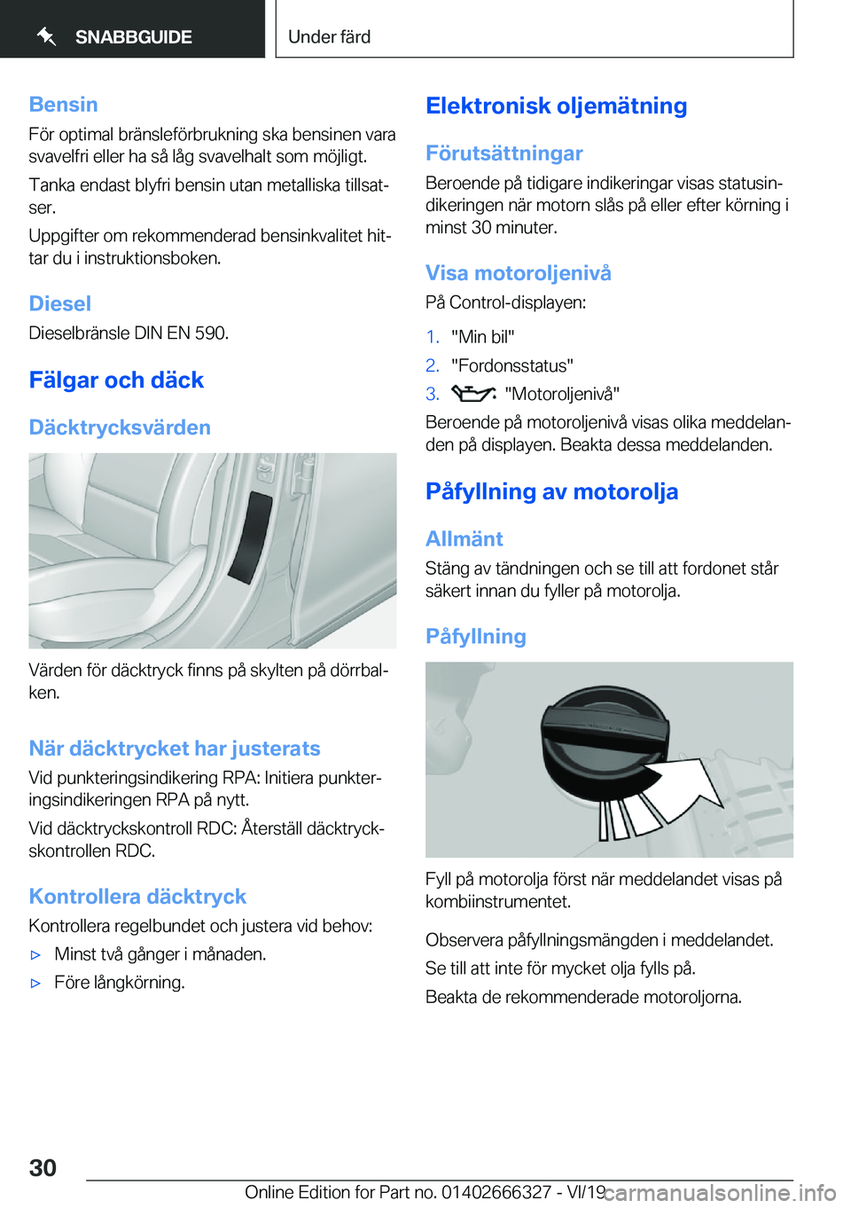 BMW 4 SERIES COUPE 2020  InstruktionsbÖcker (in Swedish) �B�e�n�s�i�n�F�