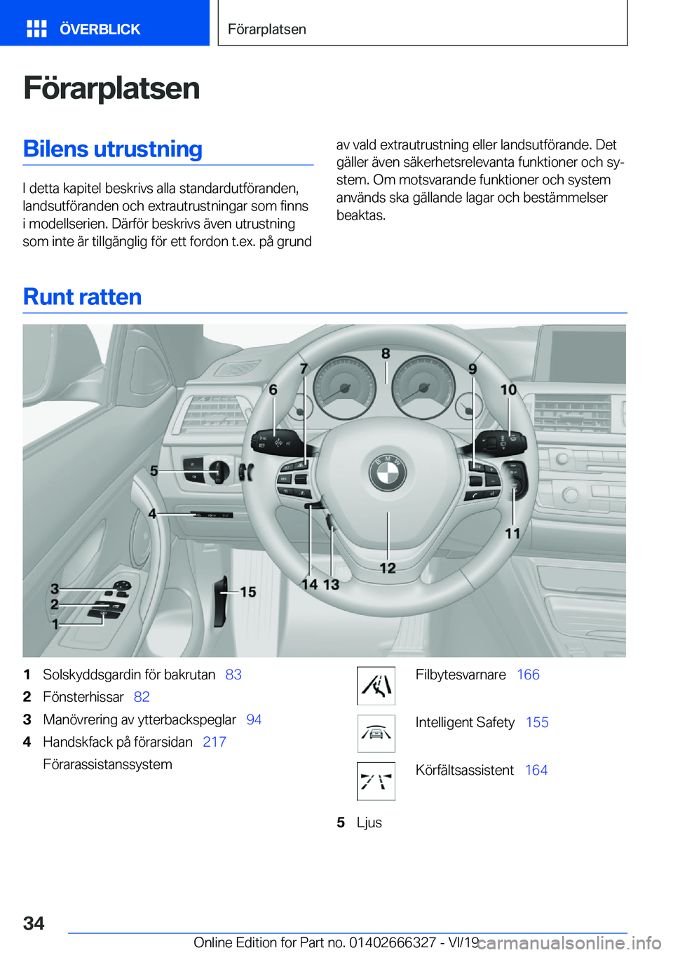 BMW 4 SERIES COUPE 2020  InstruktionsbÖcker (in Swedish) �F�