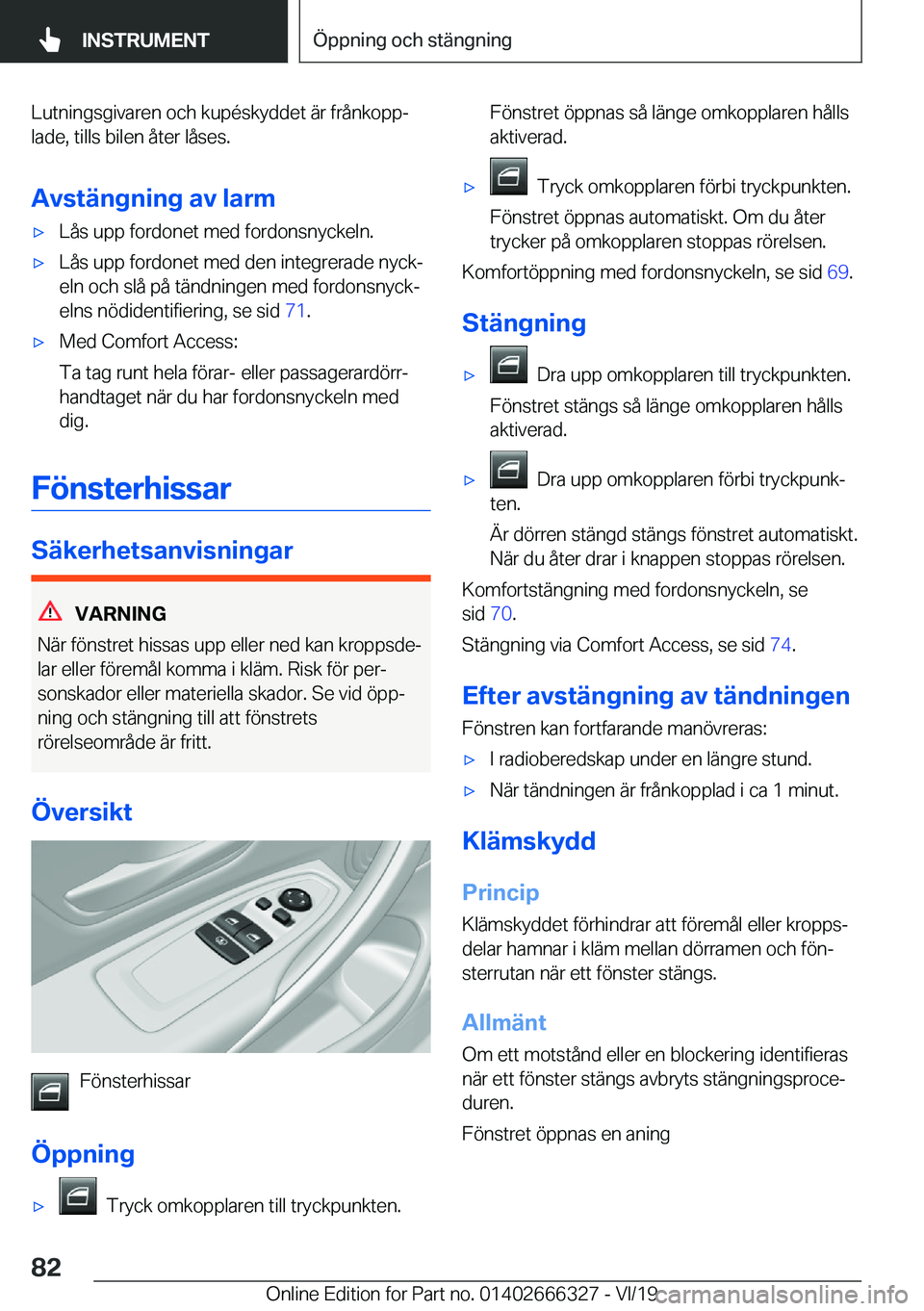 BMW 4 SERIES COUPE 2020  InstruktionsbÖcker (in Swedish) �L�u�t�n�i�n�g�s�g�i�v�a�r�e�n��o�c�h��k�u�p�