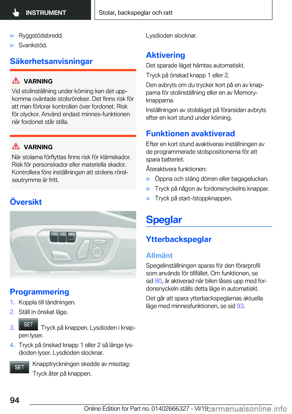BMW 4 SERIES COUPE 2020  InstruktionsbÖcker (in Swedish) x�R�y�g�g�s�t�