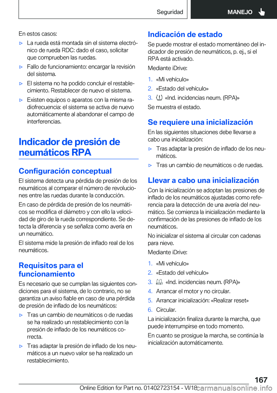 BMW 4 SERIES COUPE 2019  Manuales de Empleo (in Spanish) �E�n��e�s�t�o�s��c�a�s�o�s�:x�L�a��r�u�e�d�a��e�s�t�