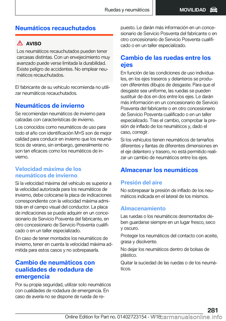 BMW 4 SERIES COUPE 2019  Manuales de Empleo (in Spanish) �N�e�u�m�