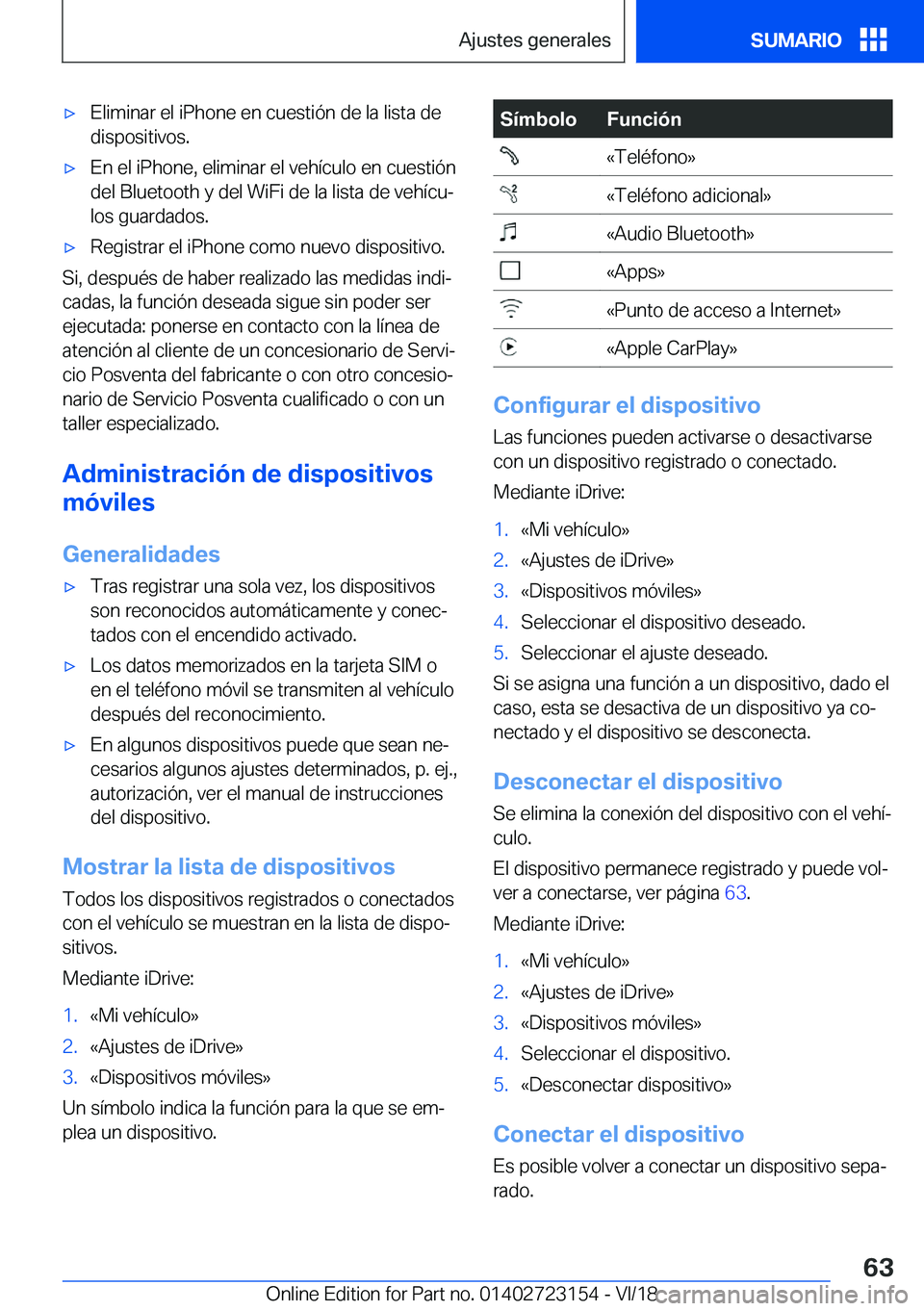 BMW 4 SERIES COUPE 2019  Manuales de Empleo (in Spanish) x�E�l�i�m�i�n�a�r��e�l��i�P�h�o�n�e��e�n��c�u�e�s�t�i�