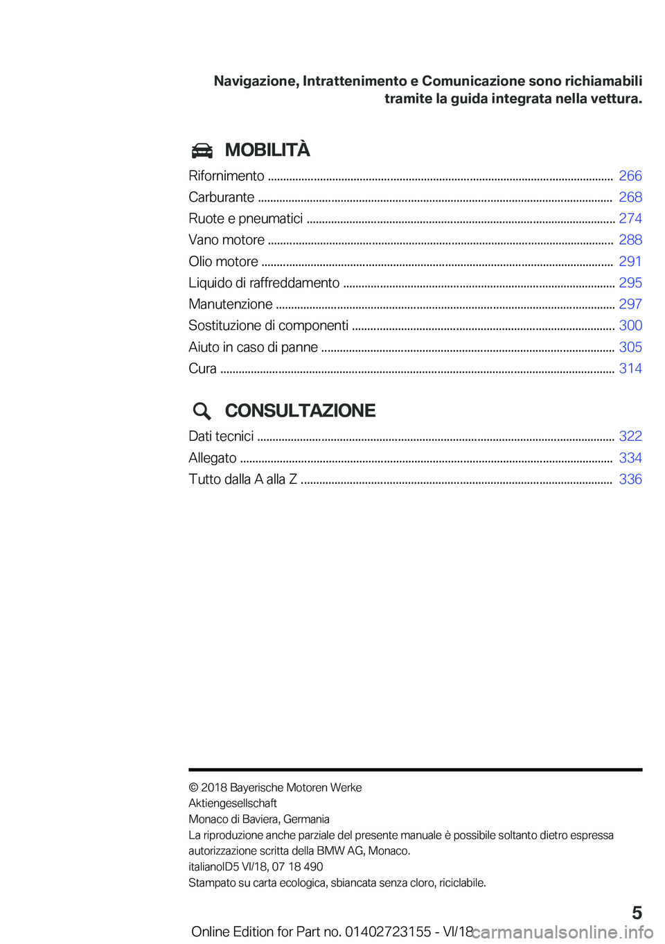 BMW 4 SERIES COUPE 2019  Libretti Di Uso E manutenzione (in Italian) �M�O�B�I�L�I�T�