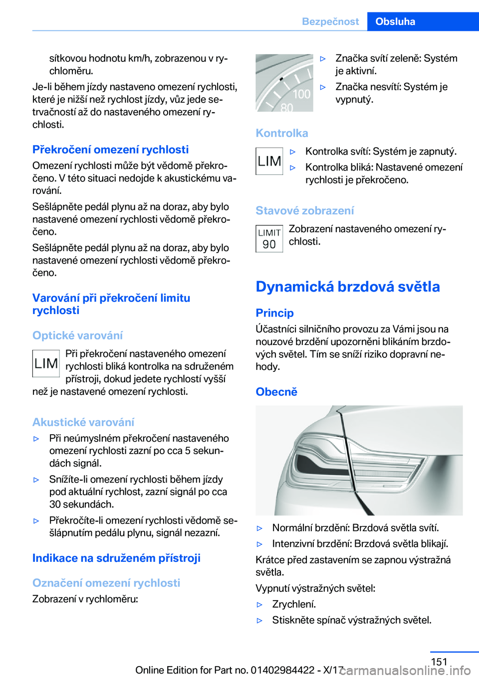 BMW 4 SERIES COUPE 2018  Návod na použití (in Czech) �s�