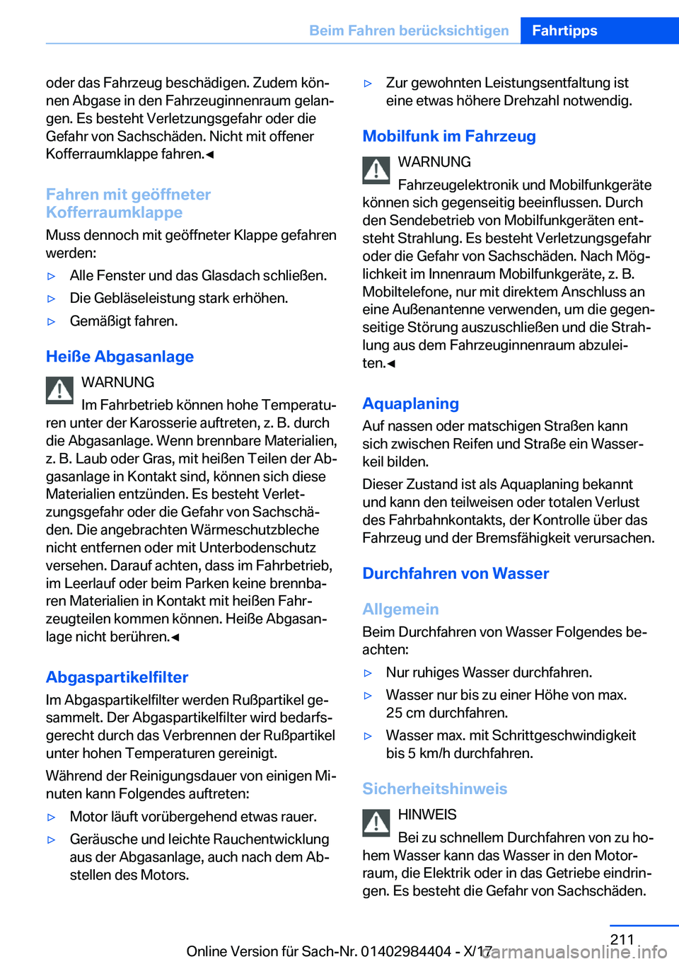 BMW 4 SERIES COUPE 2018  Betriebsanleitungen (in German) �o�d�e�r� �d�a�s� �F�a�h�r�z�e�u�g� �b�e�s�c�h�