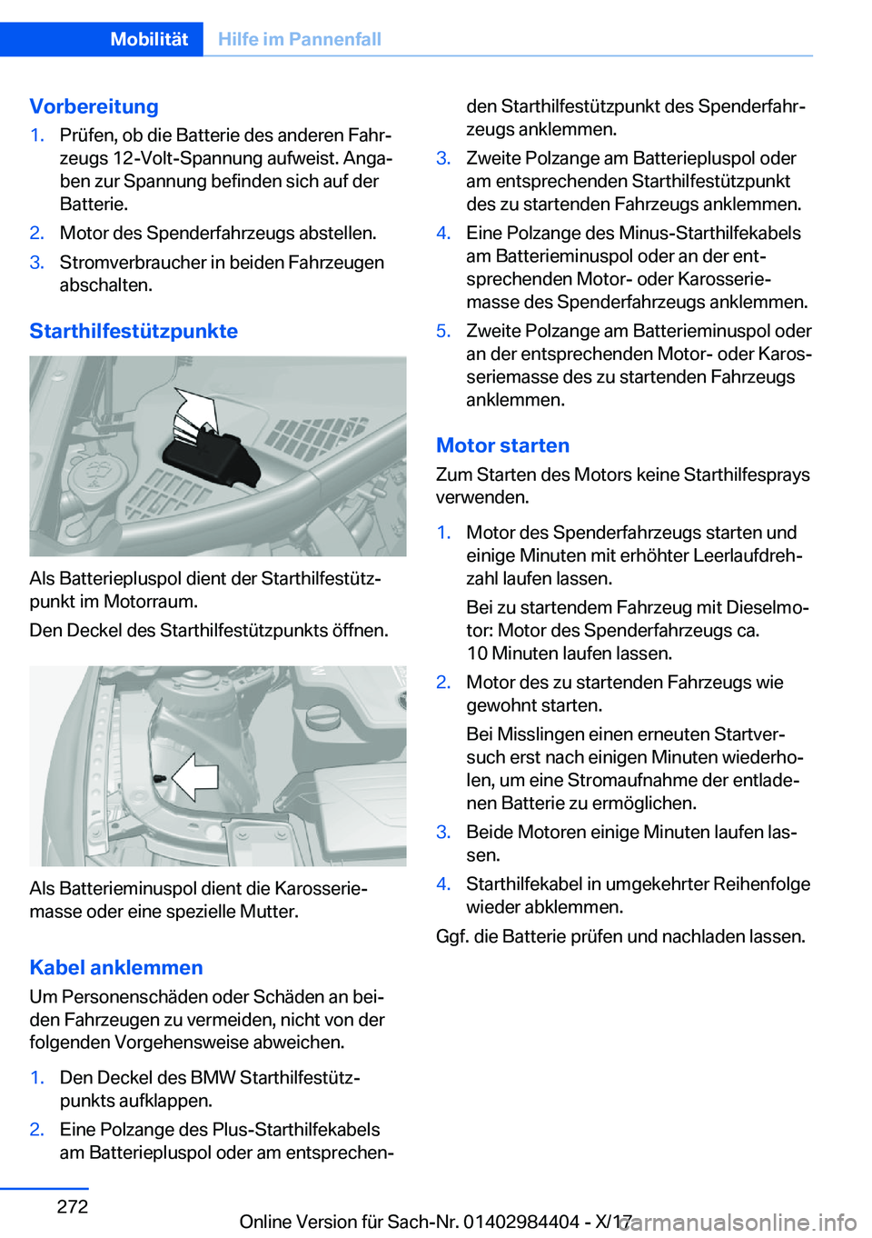 BMW 4 SERIES COUPE 2018  Betriebsanleitungen (in German) �V�o�r�b�e�r�e�i�t�u�n�g�1�.�P�r�