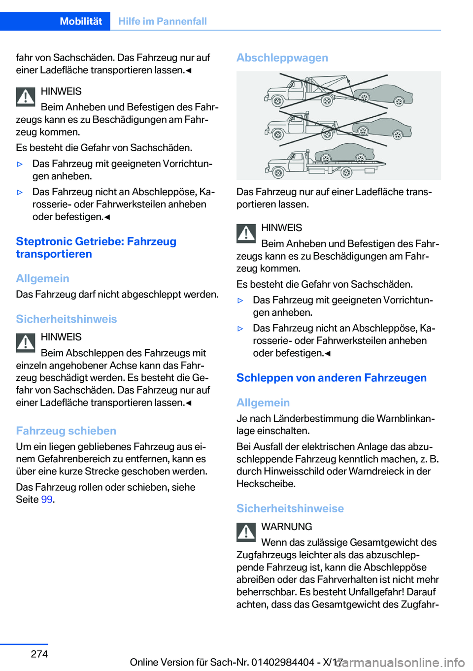 BMW 4 SERIES COUPE 2018  Betriebsanleitungen (in German) �f�a�h�r� �v�o�n� �S�a�c�h�s�c�h�