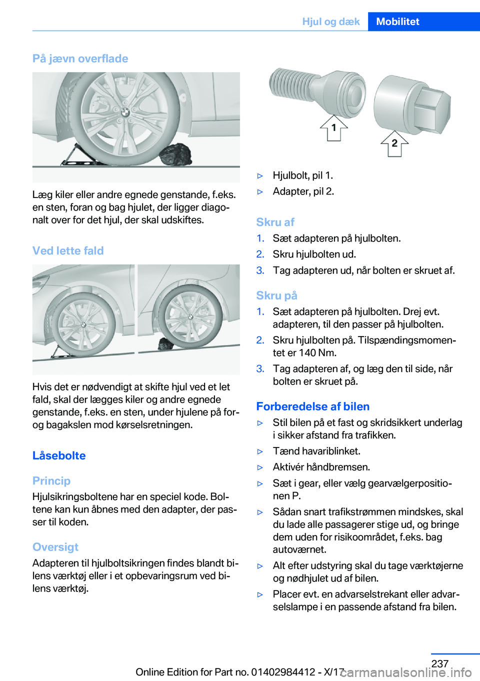 BMW 4 SERIES COUPE 2018  InstruktionsbØger (in Danish) �P�å��j�æ�v�n��o�v�e�r�f�l�a�d�e
�L�æ�g� �k�i�l�e�r� �e�l�l�e�r� �a�n�d�r�e� �e�g�n�e�d�e� �g�e�n�s�t�a�n�d�e�,� �f�.�e�k�s�.
�e�n� �s�t�e�n�,� �f�o�r�a�n� �o�g� �b�a�g� �h�j�u�l�e�t�,� �d�e�r� �