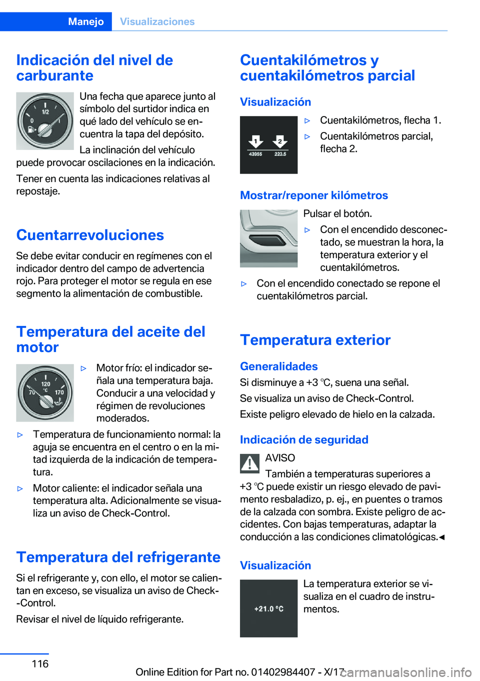 BMW 4 SERIES COUPE 2018  Manuales de Empleo (in Spanish) �I�n�d�i�c�a�c�i�
