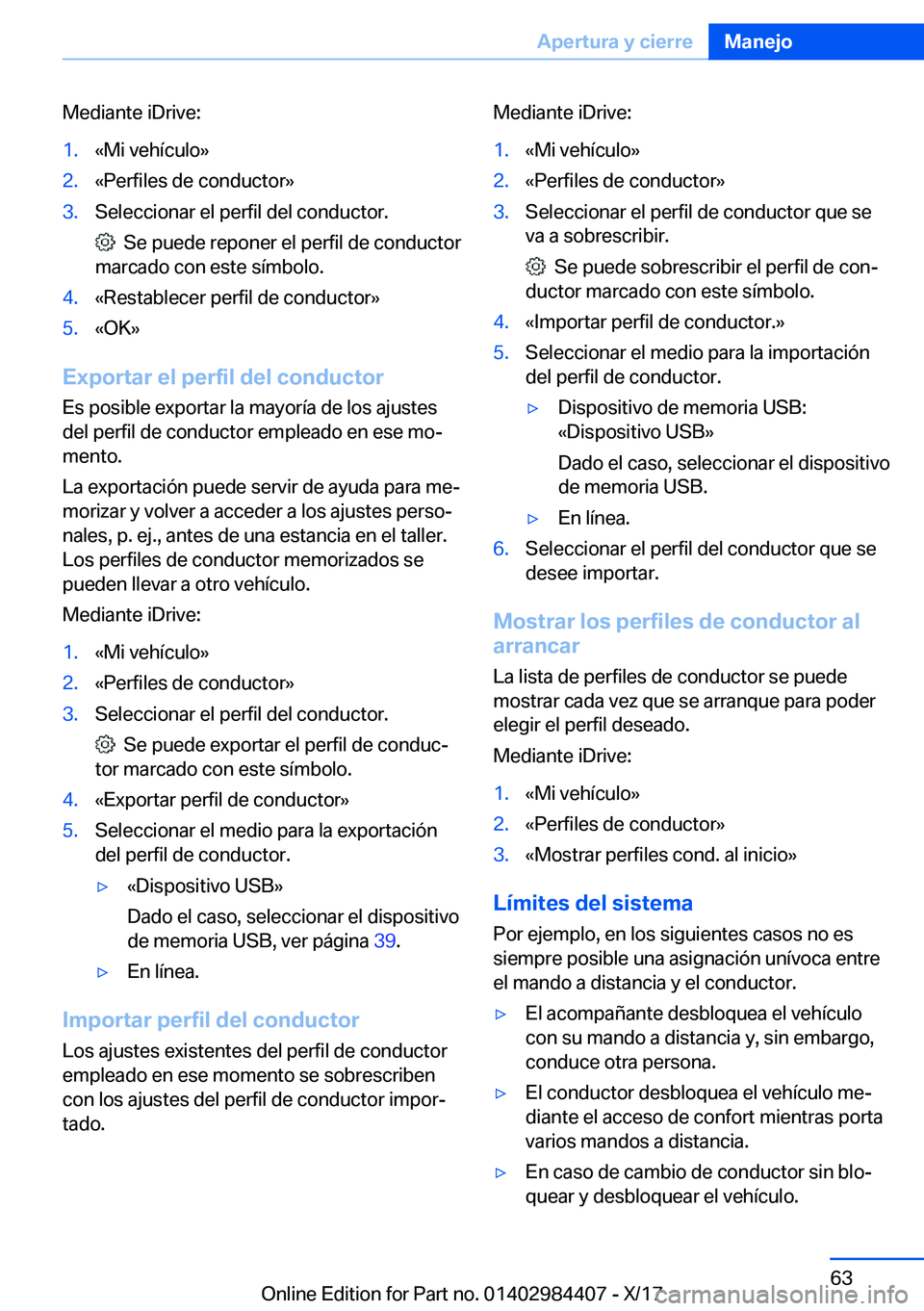 BMW 4 SERIES COUPE 2018  Manuales de Empleo (in Spanish) �M�e�d�i�a�n�t�e� �i�D�r�i�v�e�:�1�.�«�M�i� �v�e�h�