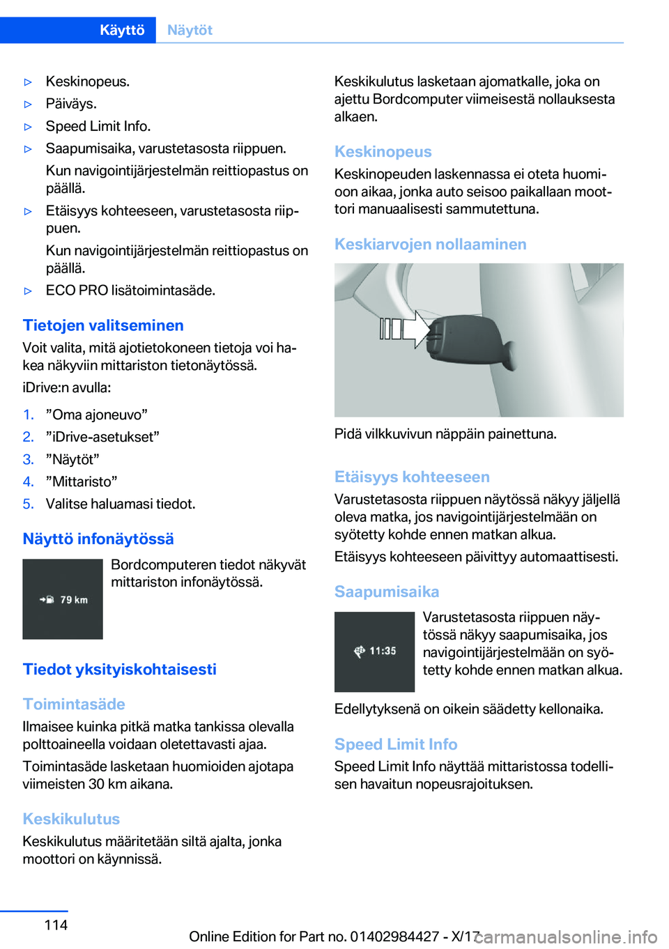 BMW 4 SERIES COUPE 2018  Omistajan Käsikirja (in Finnish) 'y�K�e�s�k�i�n�o�p�e�u�s�.'y�P�