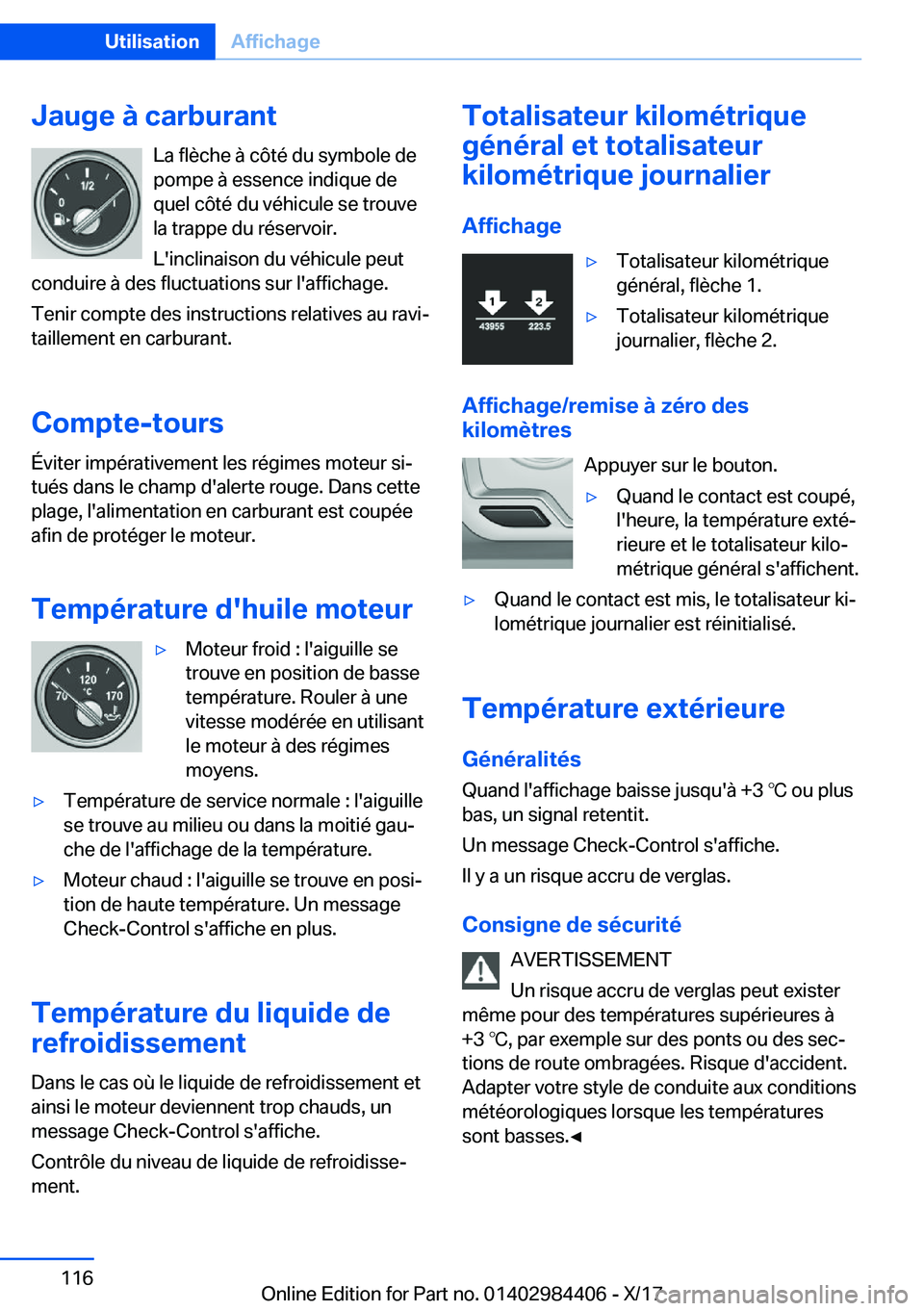 BMW 4 SERIES COUPE 2018  Notices Demploi (in French) �J�a�u�g�e��