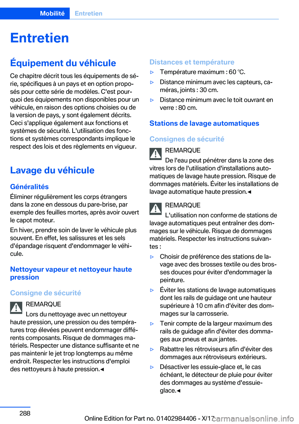 BMW 4 SERIES COUPE 2018  Notices Demploi (in French) �E�n�t�r�e�t�i�e�n�
