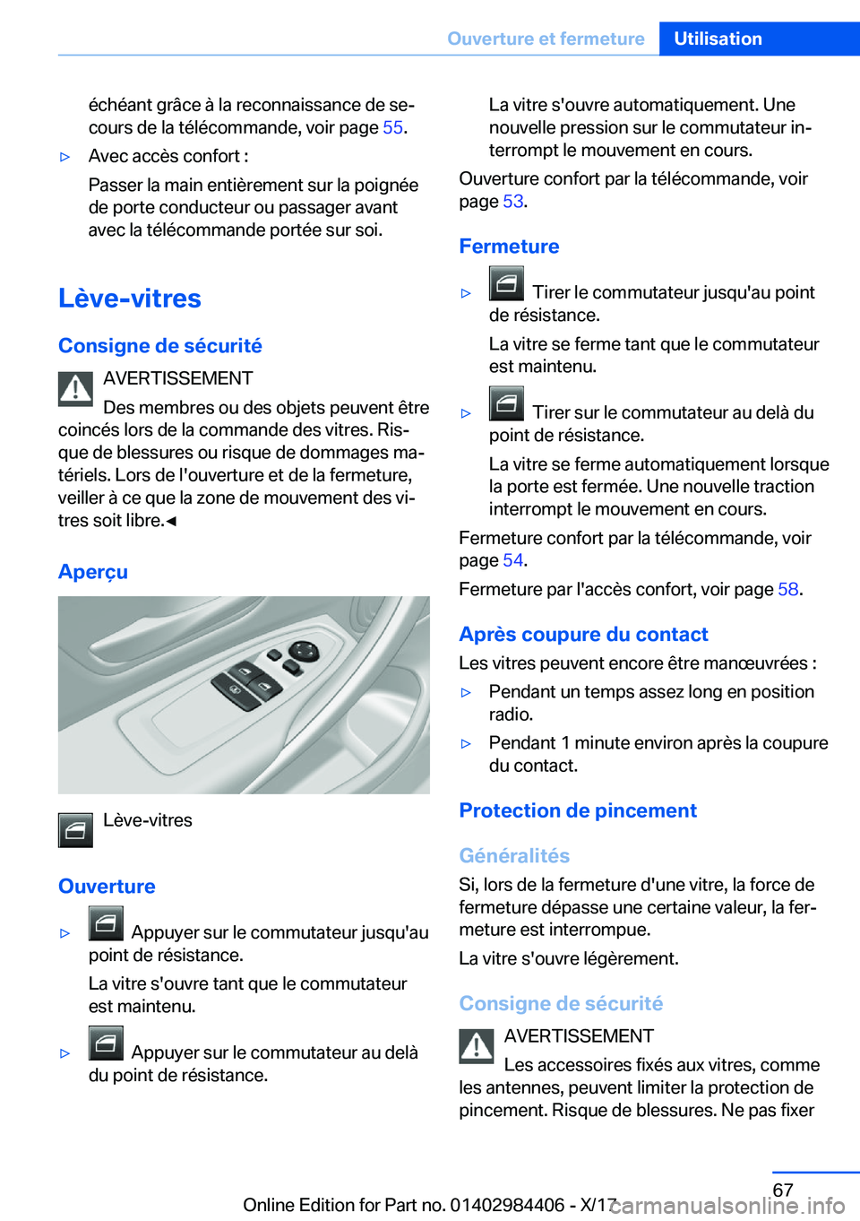 BMW 4 SERIES COUPE 2018  Notices Demploi (in French) �é�c�h�é�a�n�t� �g�r�