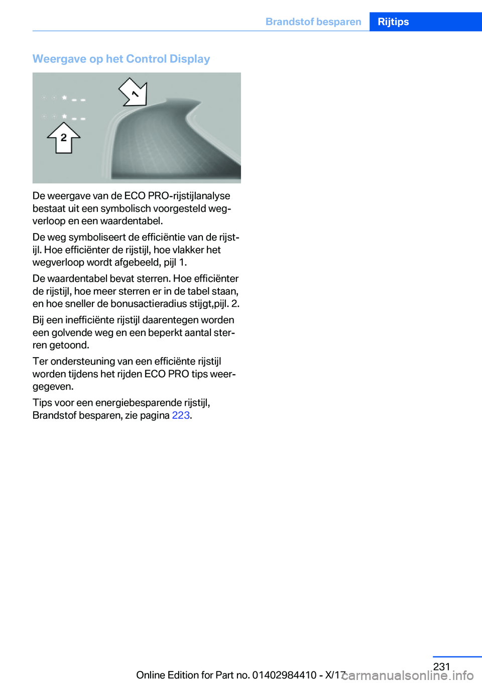 BMW 4 SERIES COUPE 2018  Instructieboekjes (in Dutch) �W�e�e�r�g�a�v�e��o�p��h�e�t��C�o�n�t�r�o�l��D�i�s�p�l�a�y
�D�e� �w�e�e�r�g�a�v�e� �v�a�n� �d�e� �E�C�O� �P�R�O�-�r�i�j�s�t�i�j�l�a�n�a�l�y�s�e
�b�e�s�t�a�a�t� �u�i�t� �e�e�n� �s�y�m�b�o�l�i�s�c�h