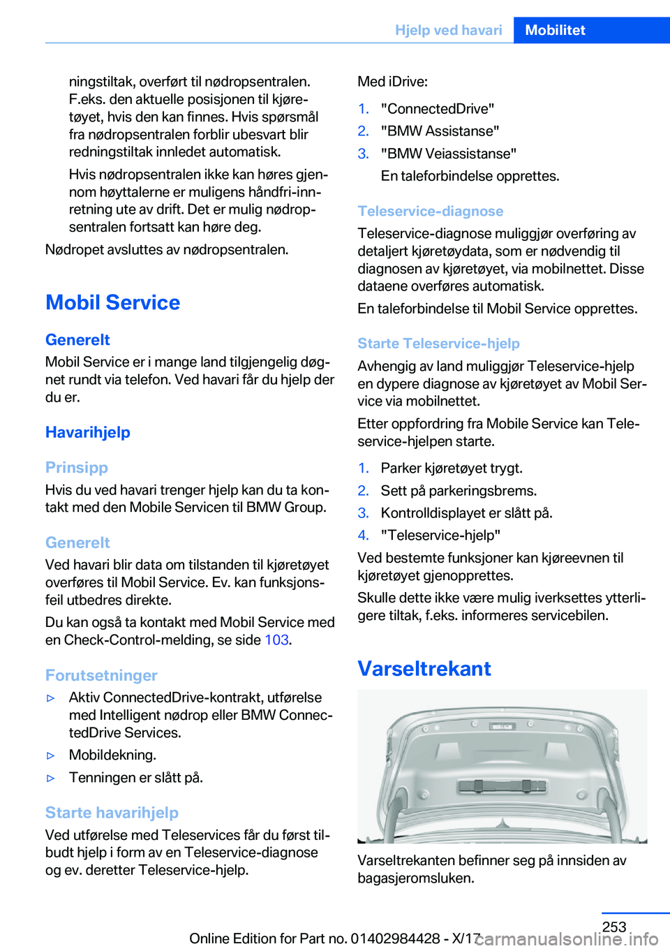 BMW 4 SERIES COUPE 2018  InstruksjonsbØker (in Norwegian) �n�i�n�g�s�t�i�l�t�a�k�,� �o�v�e�r�f�
