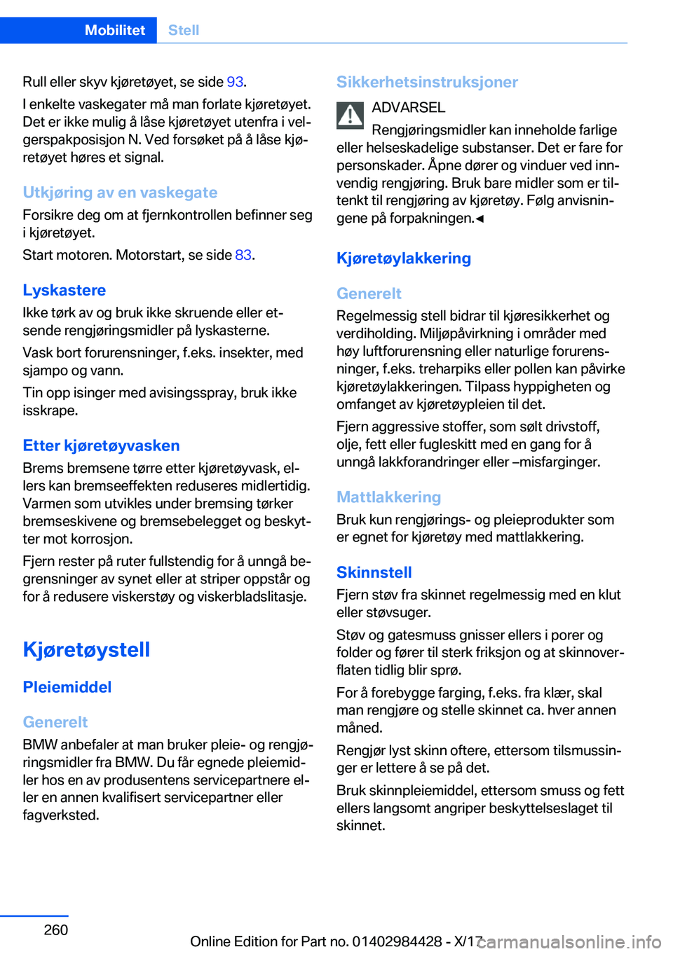 BMW 4 SERIES COUPE 2018  InstruksjonsbØker (in Norwegian) �R�u�l�l� �e�l�l�e�r� �s�k�y�v� �k�j�