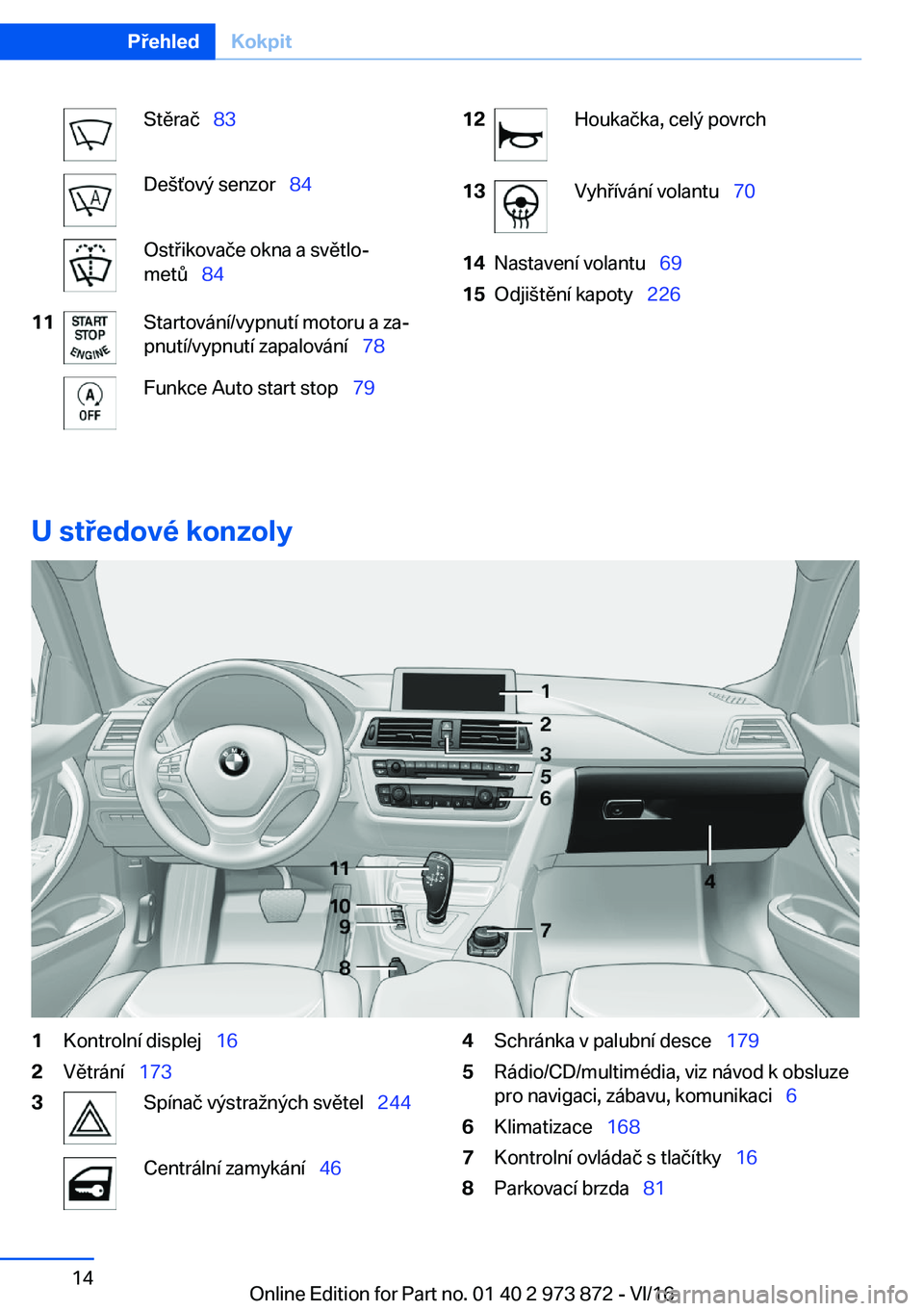 BMW 4 SERIES COUPE 2017  Návod na použití (in Czech) �S�t�ě�r�a�č\_�8�3�D�e ( ,�o�v�