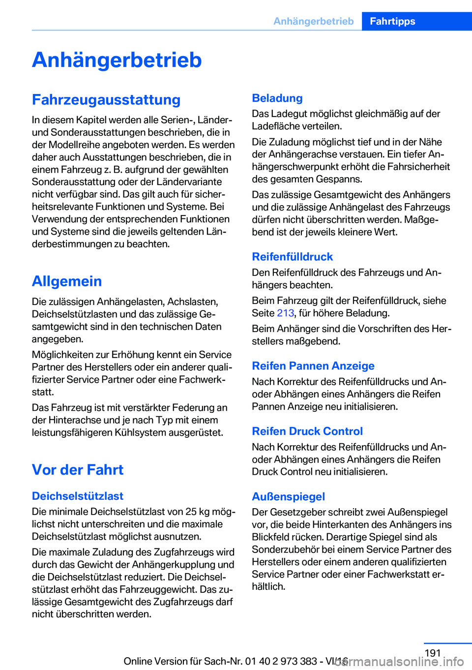 BMW 4 SERIES COUPE 2017  Betriebsanleitungen (in German) �A�n�h�