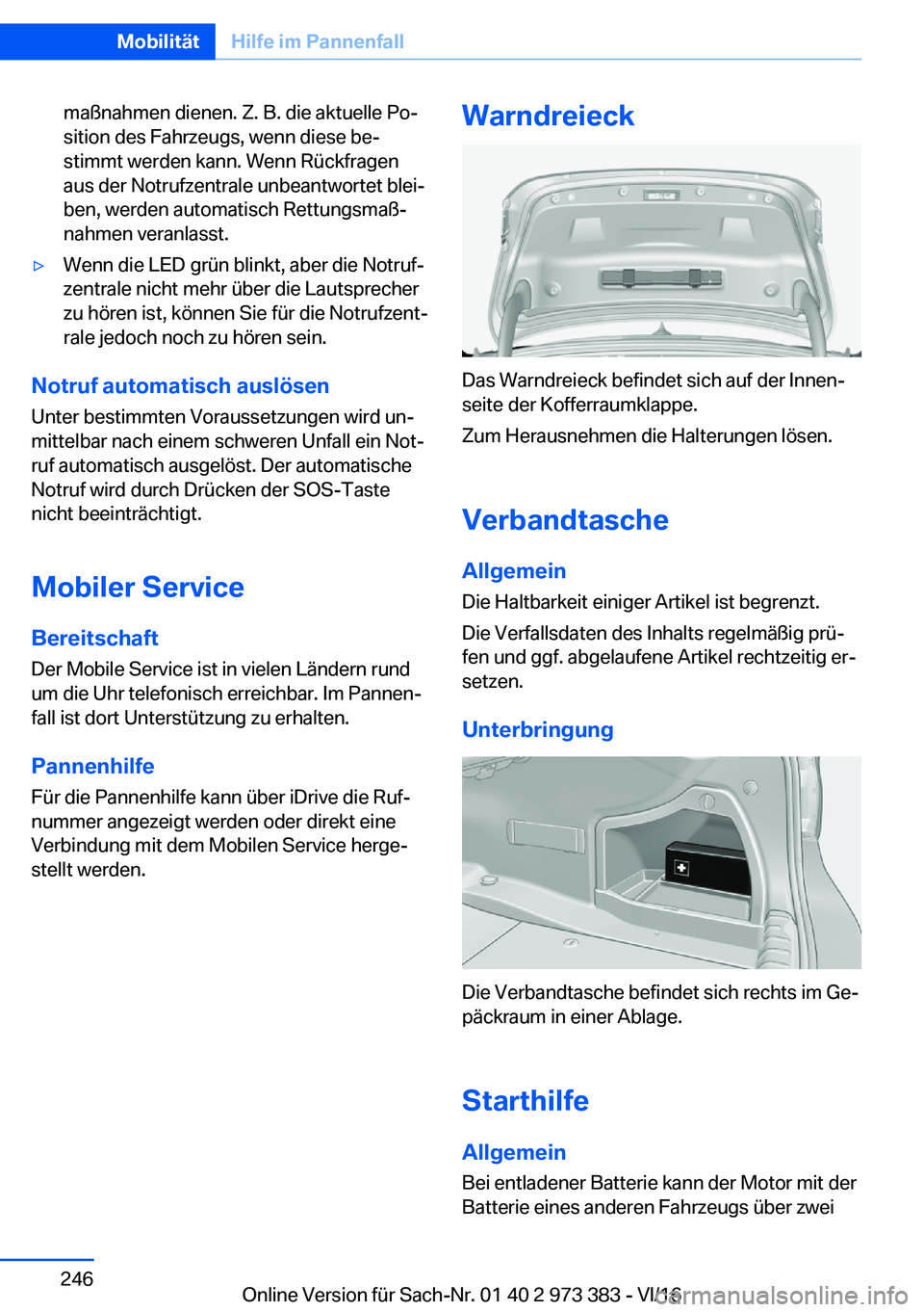 BMW 4 SERIES COUPE 2017  Betriebsanleitungen (in German) �m�a�