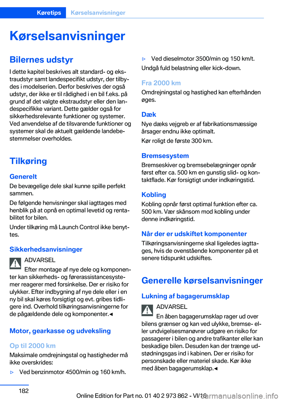 BMW 4 SERIES COUPE 2017  InstruktionsbØger (in Danish) �K�