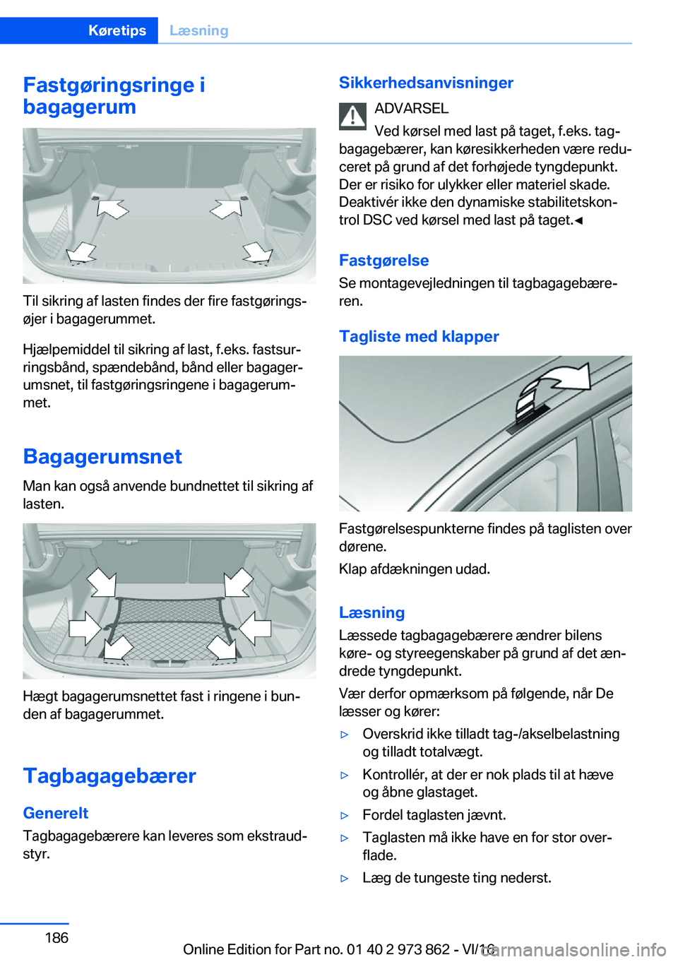 BMW 4 SERIES COUPE 2017  InstruktionsbØger (in Danish) �F�a�s�t�g�