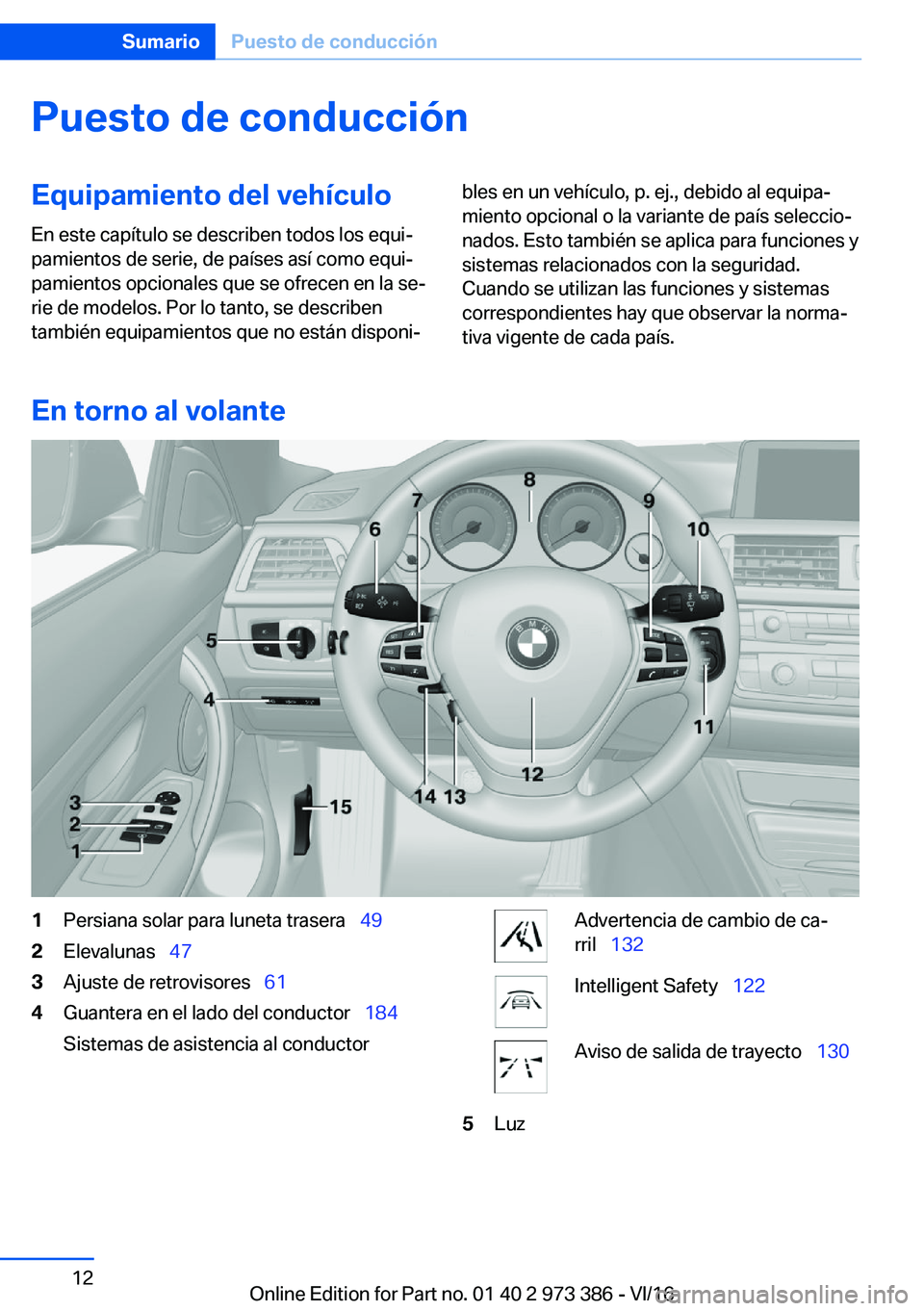 BMW 4 SERIES COUPE 2017  Manuales de Empleo (in Spanish) �P�u�e�s�t�o��d�e��c�o�n�d�u�c�c�i�