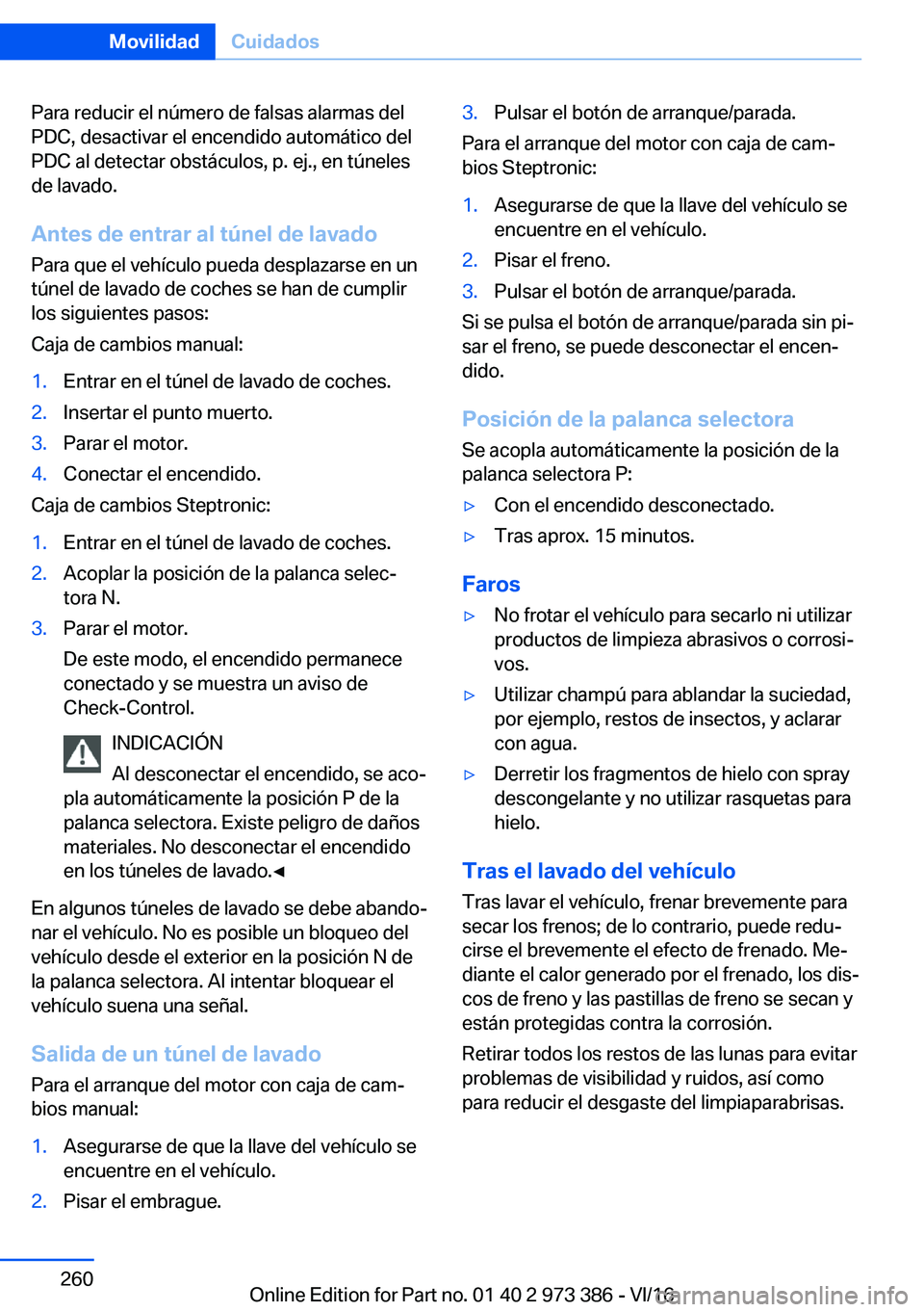 BMW 4 SERIES COUPE 2017  Manuales de Empleo (in Spanish) �P�a�r�a� �r�e�d�u�c�i�r� �e�l� �n�