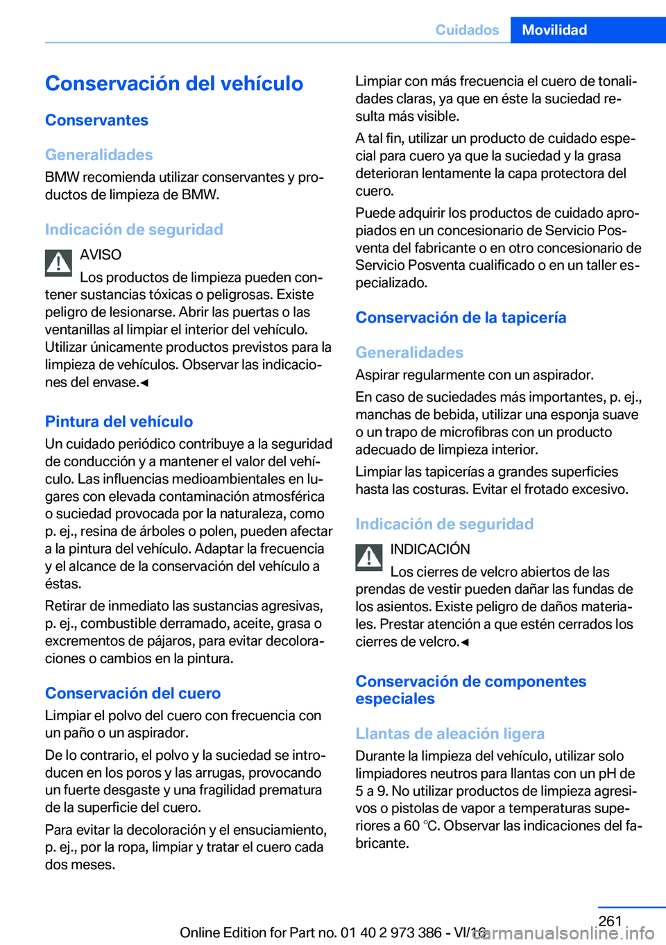 BMW 4 SERIES COUPE 2017  Manuales de Empleo (in Spanish) �C�o�n�s�e�r�v�a�c�i�