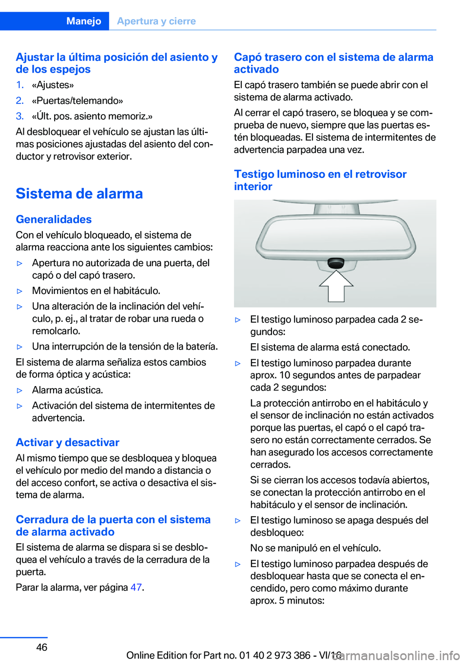 BMW 4 SERIES COUPE 2017  Manuales de Empleo (in Spanish) �A�j�u�s�t�a�r��l�a��