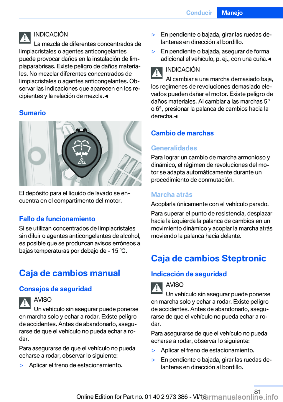 BMW 4 SERIES COUPE 2017  Manuales de Empleo (in Spanish) �I�N�D�I�C�A�C�I�