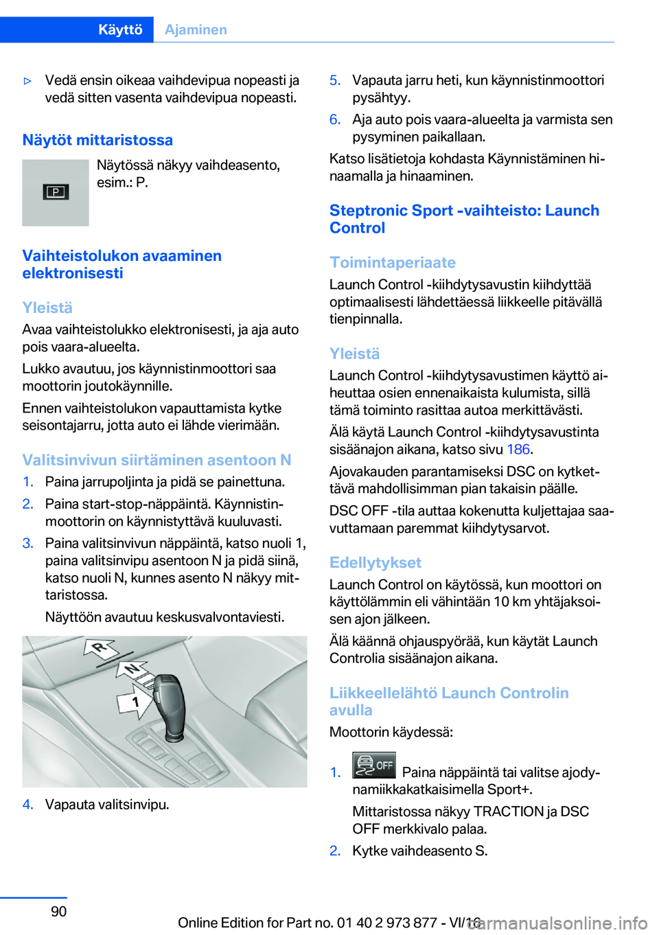 BMW 4 SERIES COUPE 2017  Omistajan Käsikirja (in Finnish) 'y�V�e�d�