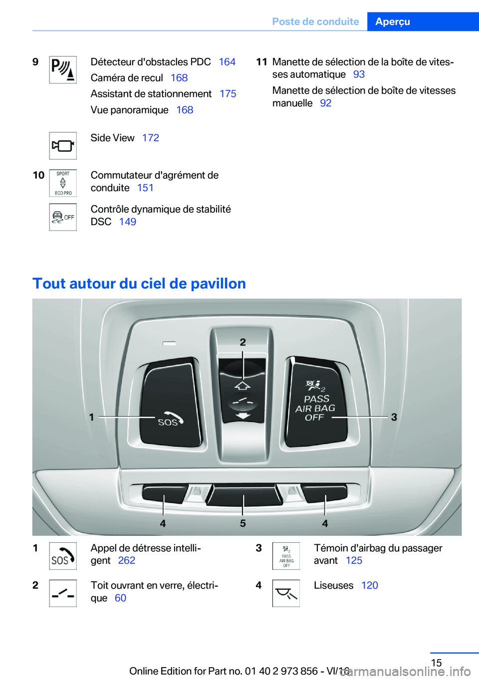 BMW 4 SERIES COUPE 2017  Notices Demploi (in French) �9�D�é�t�e�c�t�e�u�r� �d�'�o�b�s�t�a�c�l�e�s� �P�D�C\_�1�6�4
�C�a�m�é�r�a� �d�e� �r�e�c�u�l\_ �1�6�8
�A�s�s�i�s�t�a�n�t� �d�e� �s�t�a�t�i�o�n�n�e�m�e�n�t\_ �1�7�5
�V�u�e� �p�a�n�o�r�a�m�i�