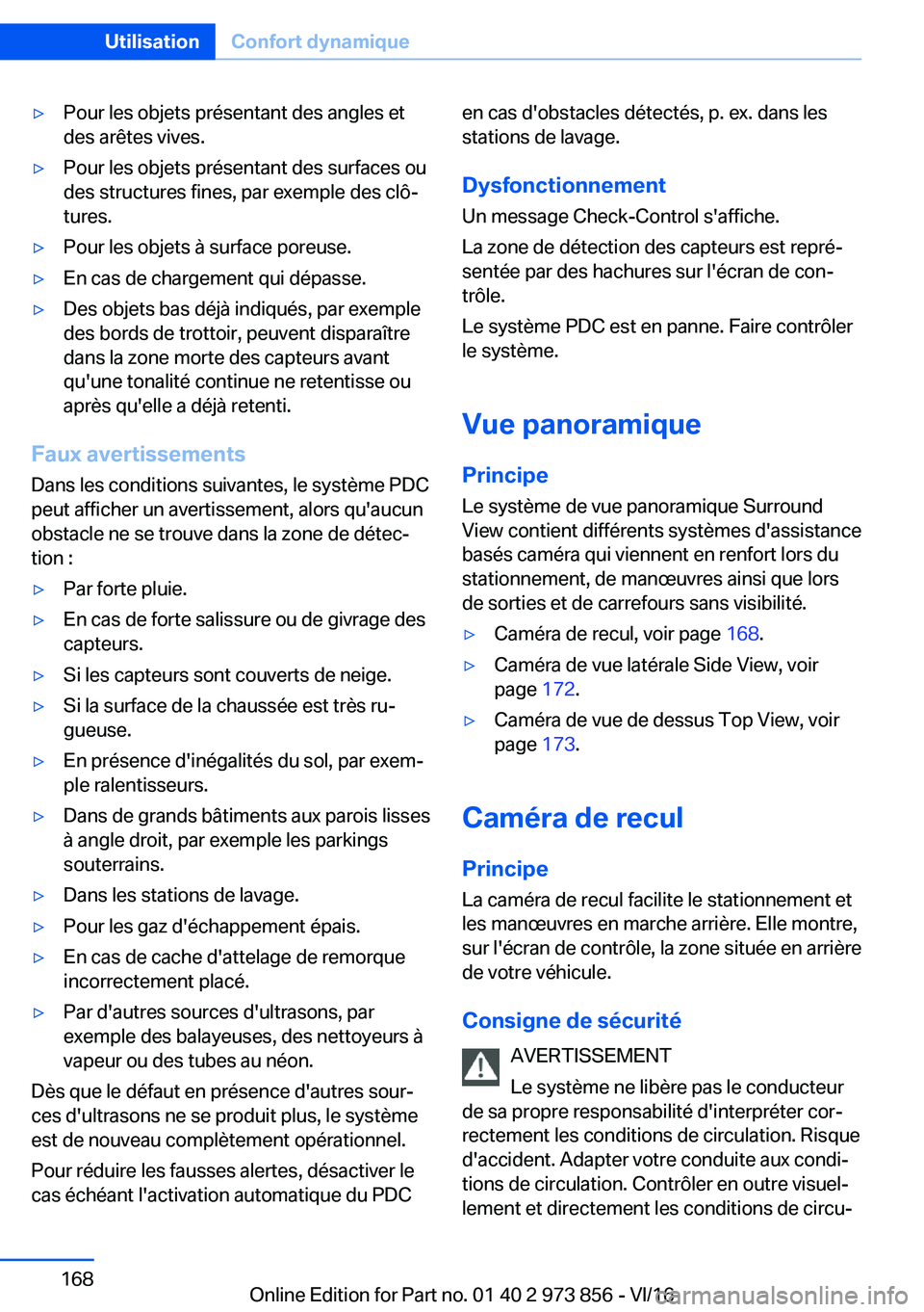 BMW 4 SERIES COUPE 2017  Notices Demploi (in French) 'y�P�o�u�r� �l�e�s� �o�b�j�e�t�s� �p�r�é�s�e�n�t�a�n�t� �d�e�s� �a�n�g�l�e�s� �e�t�d�e�s� �a�r�ê�t�e�s� �v�i�v�e�s�.'y�P�o�u�r� �l�e�s� �o�b�j�e�t�s� �p�r�é�s�e�n�t�a�n�t� �d�e�s� �s�u�r�f�