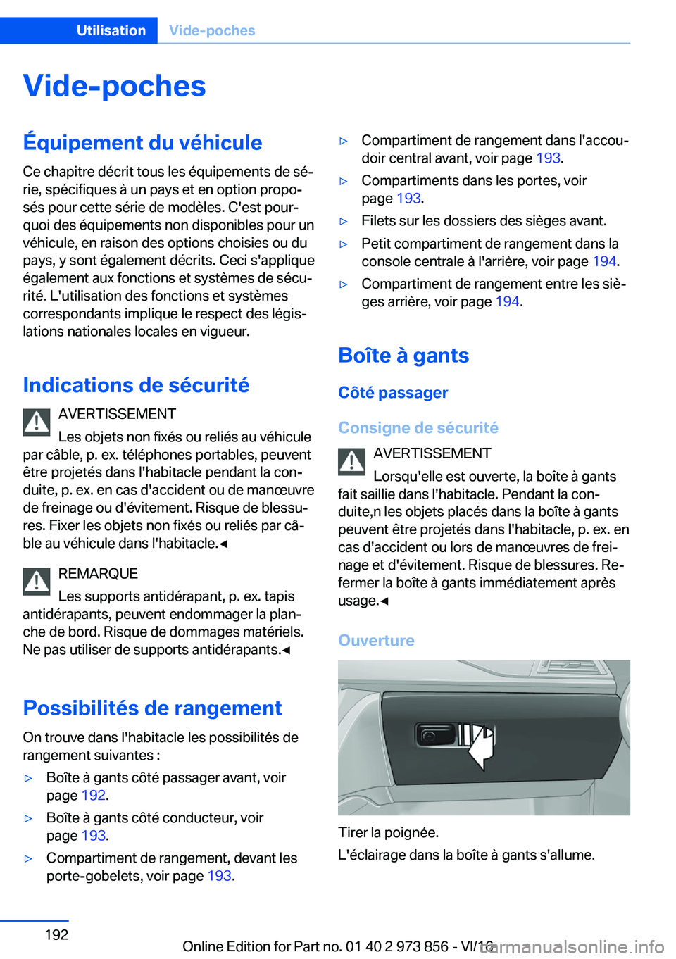 BMW 4 SERIES COUPE 2017  Notices Demploi (in French) �V�i�d�e�-�p�o�c�h�e�s�