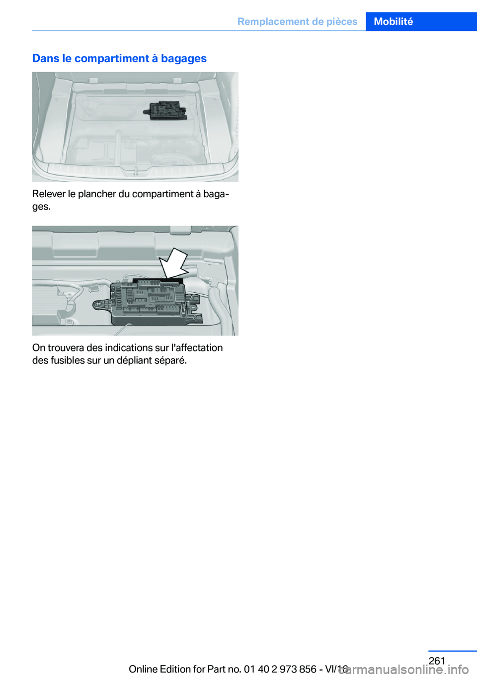 BMW 4 SERIES COUPE 2017  Notices Demploi (in French) �D�a�n�s��l�e��c�o�m�p�a�r�t�i�m�e�n�t��