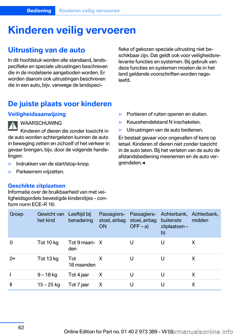 BMW 4 SERIES COUPE 2017  Instructieboekjes (in Dutch) �K�i�n�d�e�r�e�n��v�e�i�l�i�g��v�e�r�v�o�e�r�e�n�U�i�t�r�u�s�t�i�n�g��v�a�n��d�e��a�u�t�o�I�n� �d�i�t� �h�o�o�f�d�s�t�u�k� �w�o�r�d�e�n� �a�l�l�e� �s�t�a�n�d�a�a�r�d�,� �l�a�n�d�sj
�p�e�c�i�f�i�