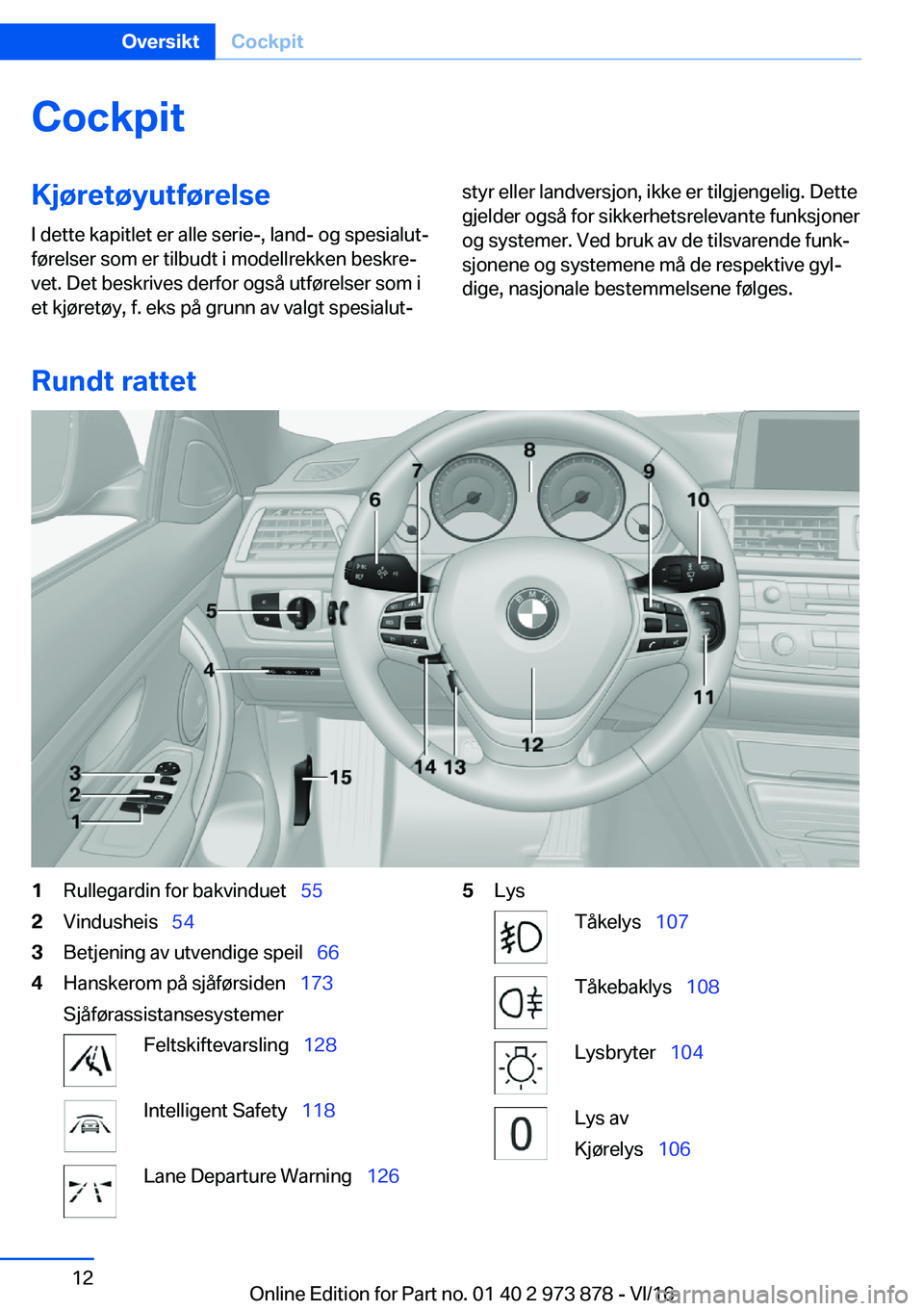 BMW 4 SERIES COUPE 2017  InstruksjonsbØker (in Norwegian) �C�o�c�k�p�i�t�K�j�