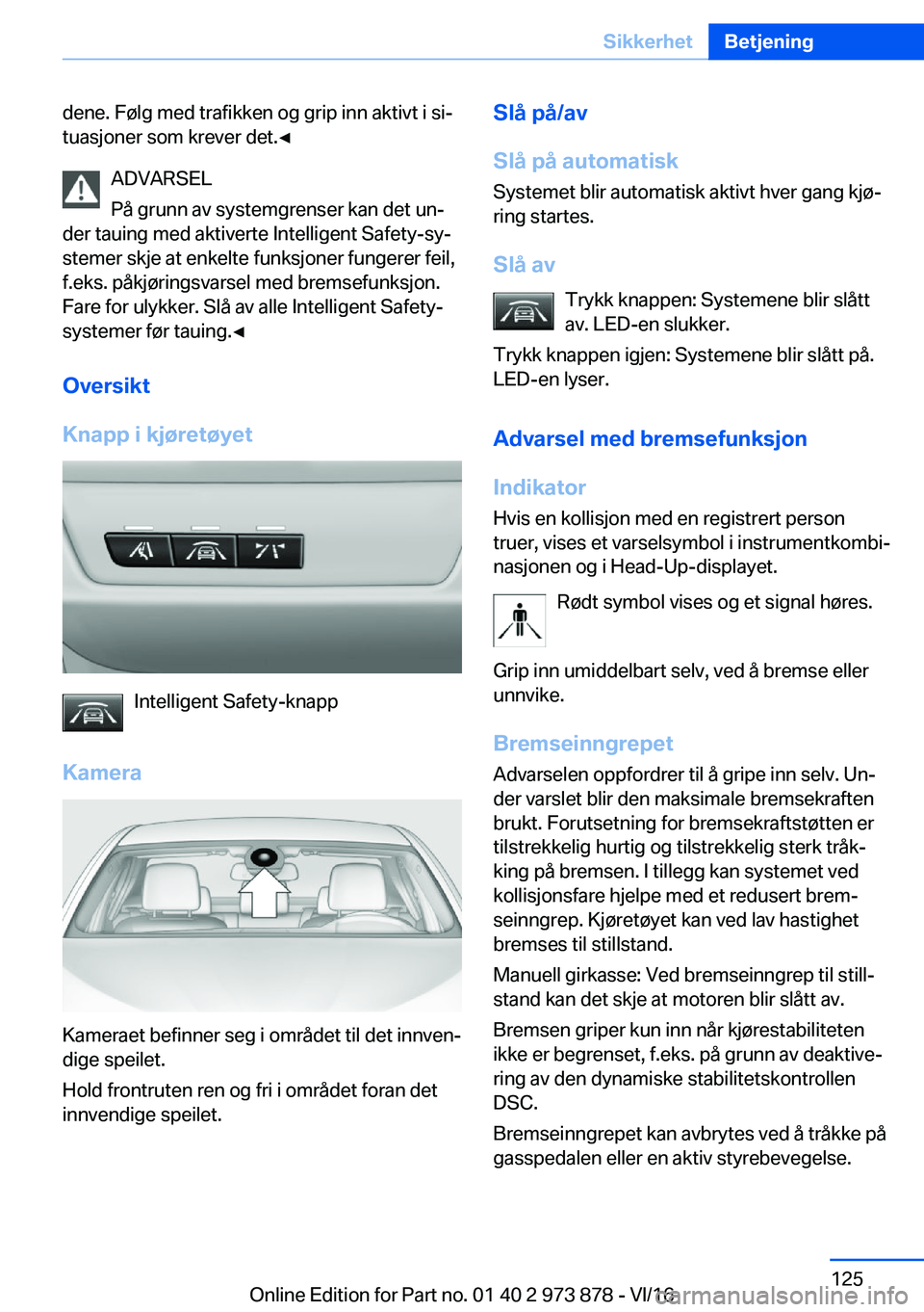 BMW 4 SERIES COUPE 2017  InstruksjonsbØker (in Norwegian) �d�e�n�e�.� �F�