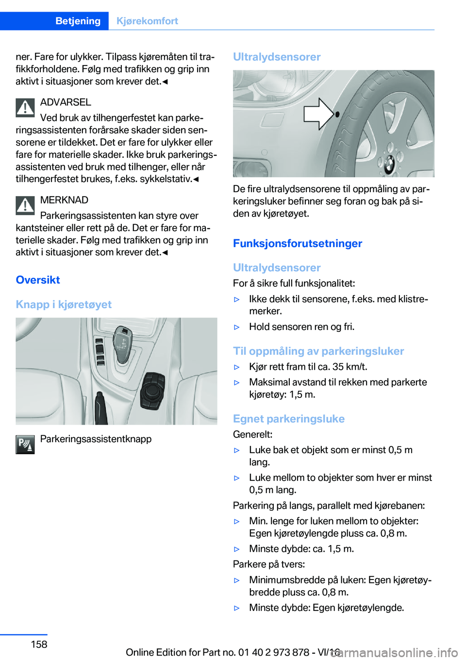 BMW 4 SERIES COUPE 2017  InstruksjonsbØker (in Norwegian) �n�e�r�.� �F�a�r�e� �f�o�r� �u�l�y�k�k�e�r�.� �T�i�l�p�a�s�s� �k�j�