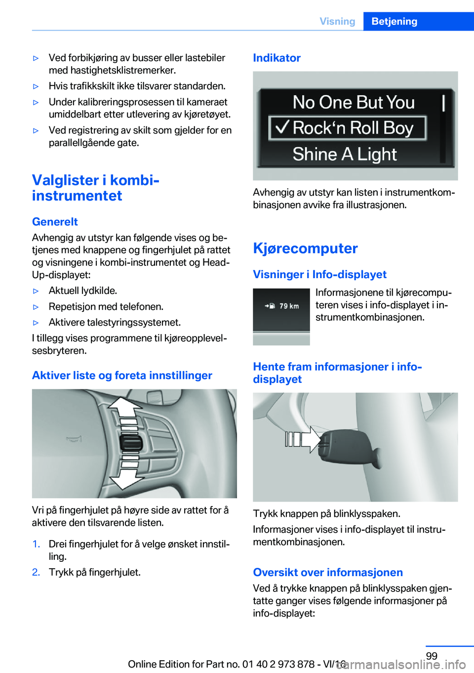BMW 4 SERIES COUPE 2017  InstruksjonsbØker (in Norwegian) y�V�e�d� �f�o�r�b�i�k�j�