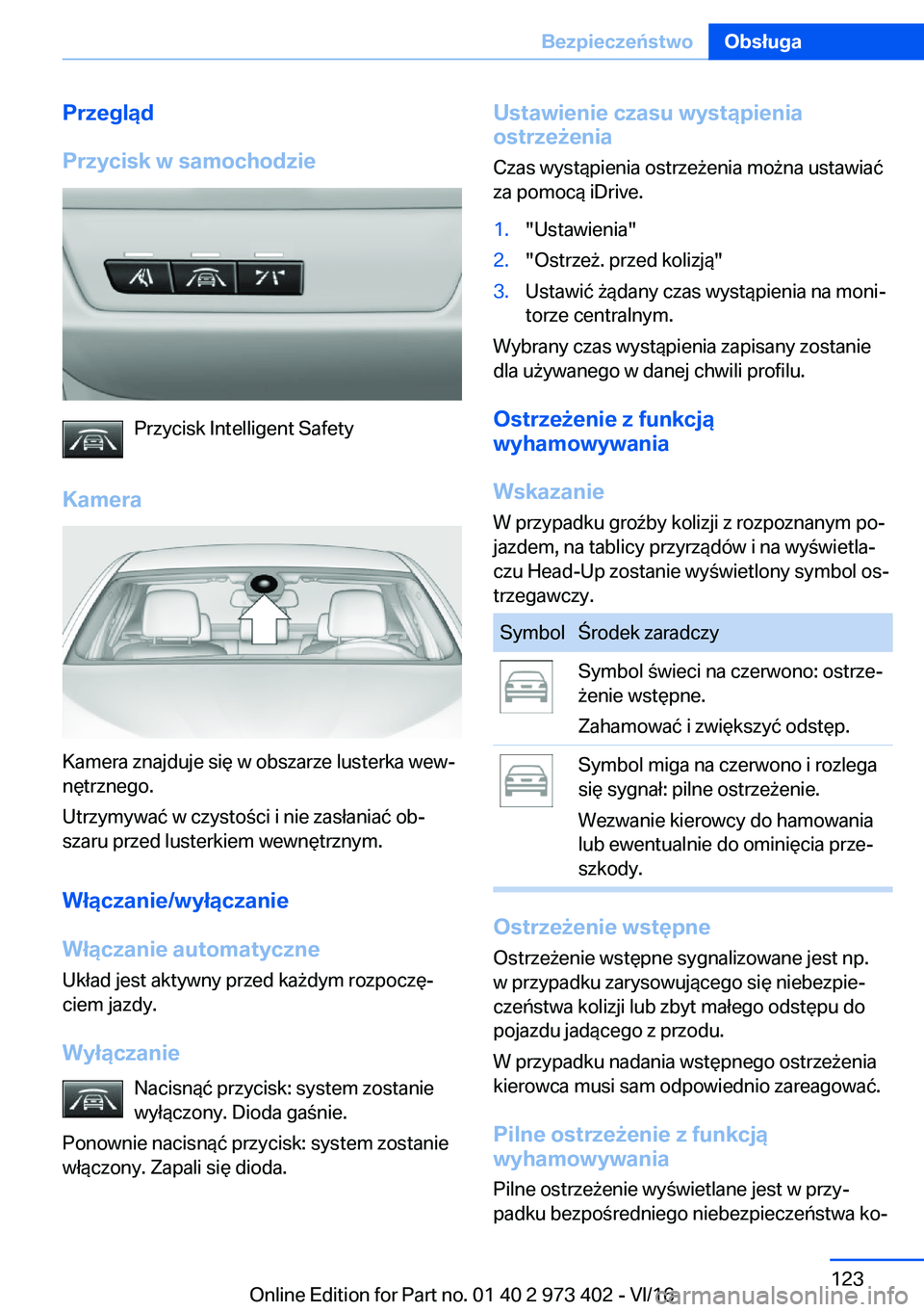 BMW 4 SERIES COUPE 2017  Instrukcja obsługi (in Polish) �P�r�z�e�g�l�