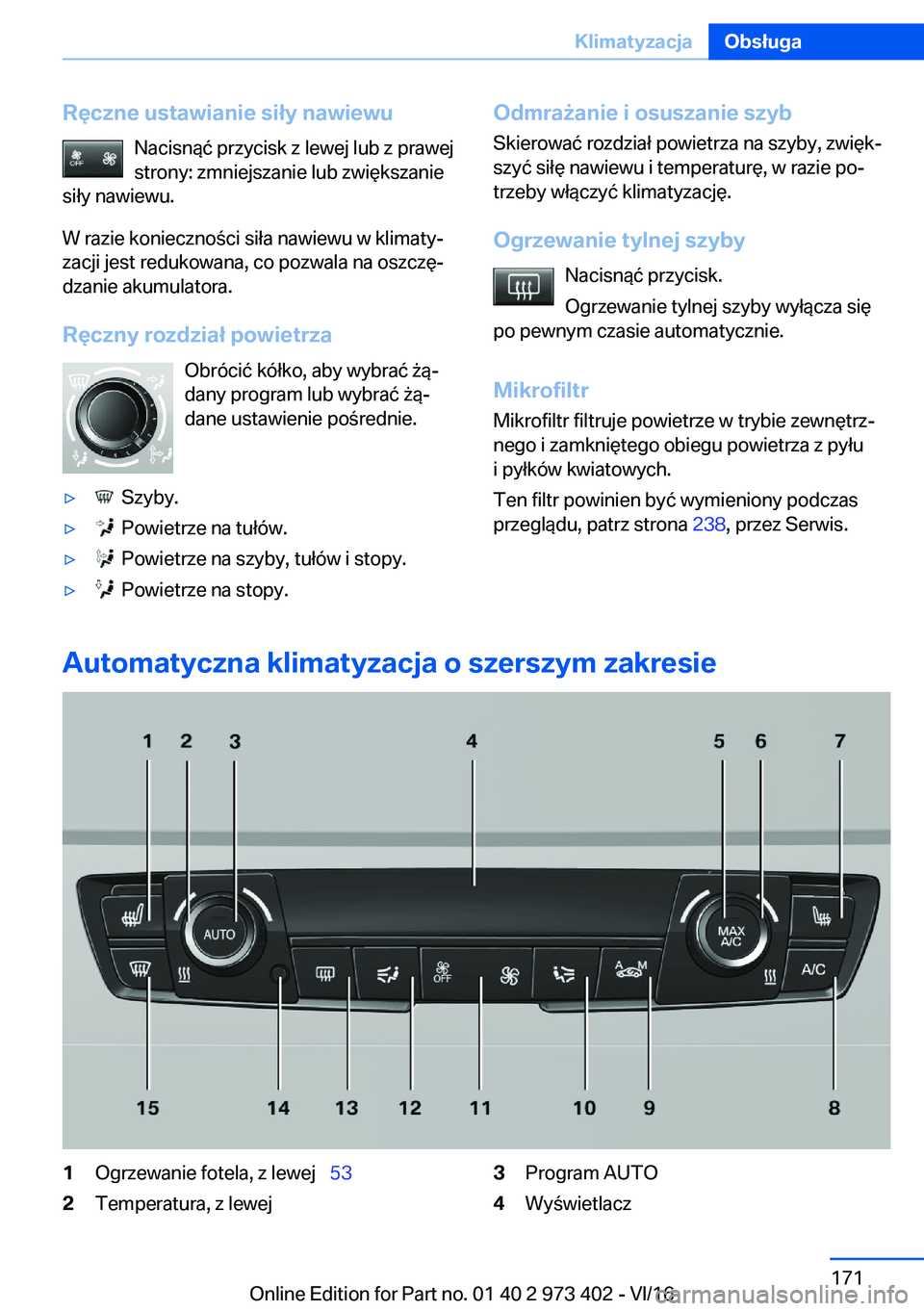 BMW 4 SERIES COUPE 2017  Instrukcja obsługi (in Polish) �R�