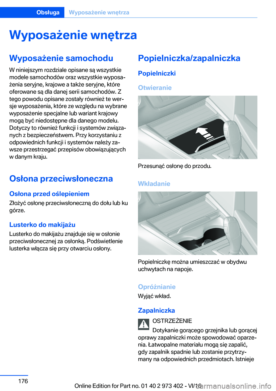 BMW 4 SERIES COUPE 2017  Instrukcja obsługi (in Polish) �W�y�p�o�s�a9�e�n�i�e��w�n�