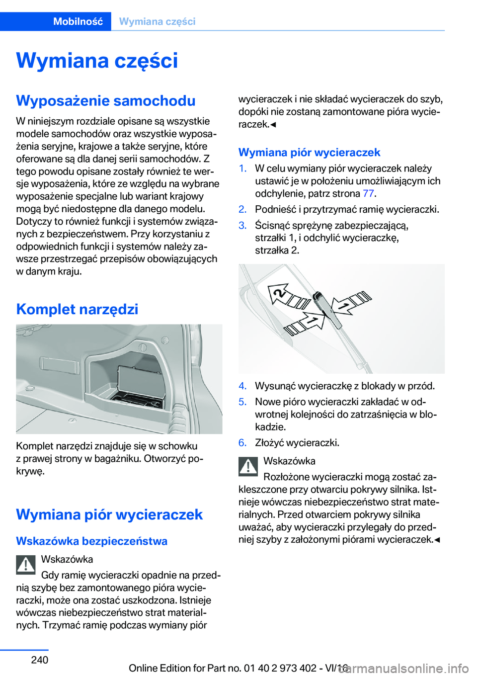 BMW 4 SERIES COUPE 2017  Instrukcja obsługi (in Polish) �W�y�m�i�a�n�a��c�z�