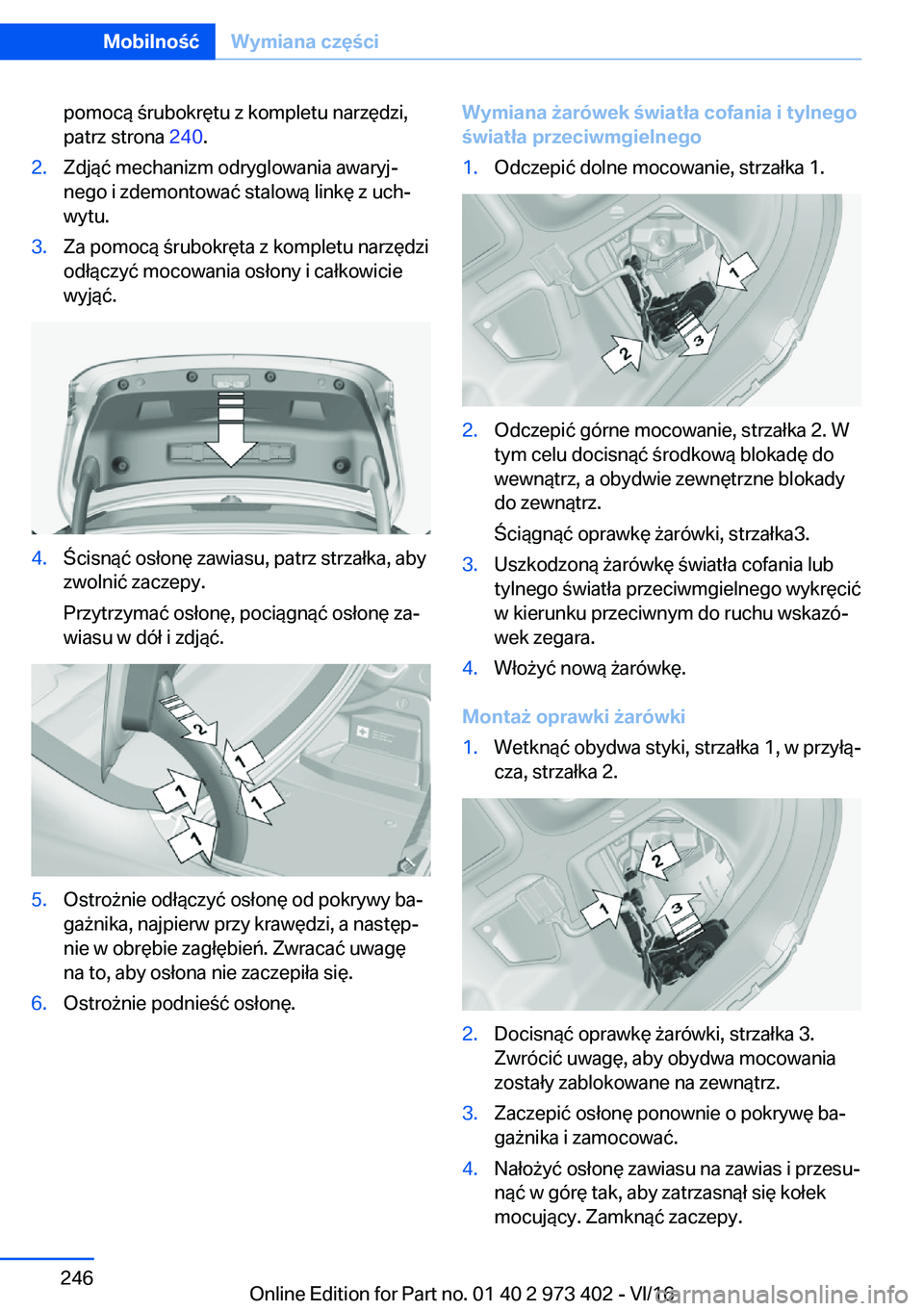 BMW 4 SERIES COUPE 2017  Instrukcja obsługi (in Polish) �p�o�m�o�c�