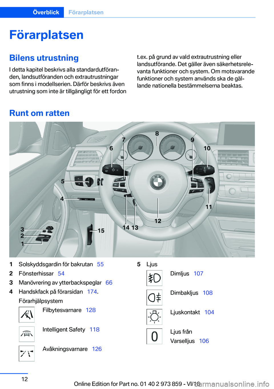 BMW 4 SERIES COUPE 2017  InstruktionsbÖcker (in Swedish) �F�