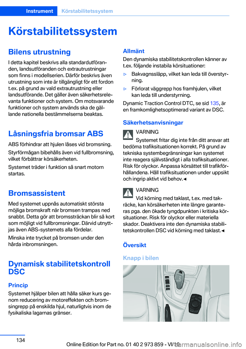 BMW 4 SERIES COUPE 2017  InstruktionsbÖcker (in Swedish) �K�